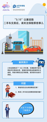 “3.15”以案說險  二手車交易后，請關(guān)注保險那些事兒