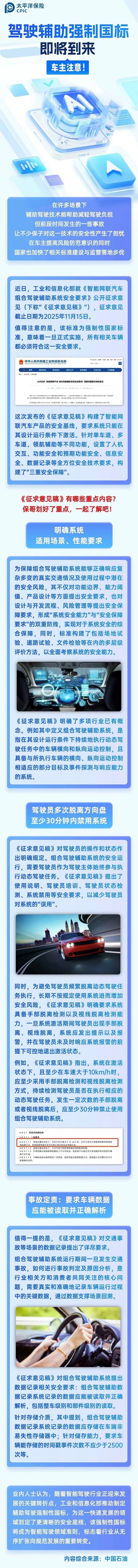 39.駕駛輔助強(qiáng)制國標(biāo)即將到來，車主注意！