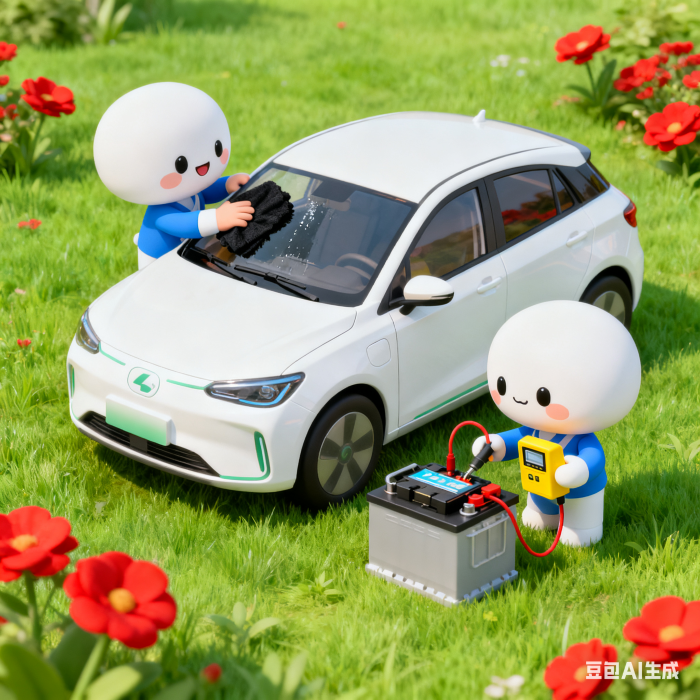 創(chuàng)建新能源車(chē)保養(yǎng)插圖